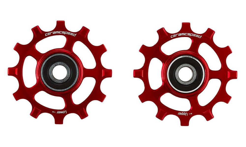 Litrid CeramicSpeed for Shimano 11s 12-tooth NW 9100/8000/RX800/GRX Alloy 607 stainless steel red (108565) 