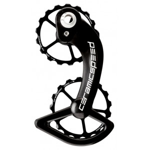 Litrid CeramicSpeed Oversized for Shimano 10+11s DA/Ultegra 9000/6800 + prior Alloy 607 stainless steel black (101635)