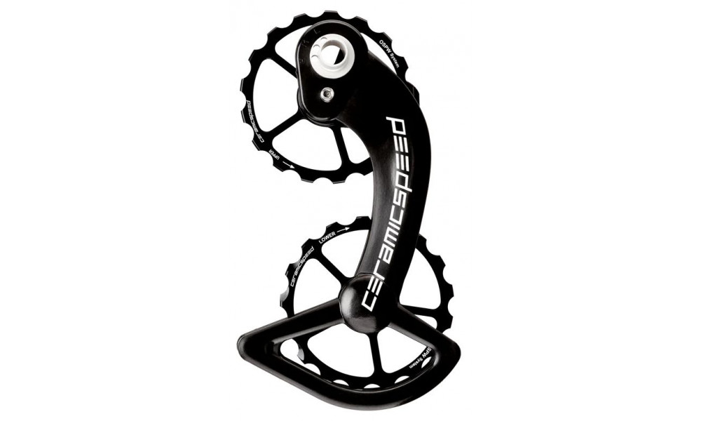 Litrid CeramicSpeed Oversized for Shimano 10+11s DA/Ultegra 9000/6800 + prior Alloy 607 stainless steel black (101635) 