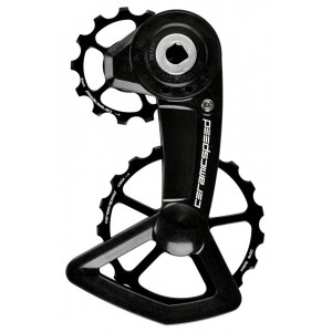 Litrid CeramicSpeed Oversized X for SRAM Red/Force/Rival AXS XPLR Alloy 607 stainless steel black (111343)