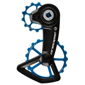 Litrid CeramicSpeed Oversized X for SRAM Red/Force/Rival AXS XPLR Alloy 607 stainless steel blue (111346)