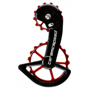 Litrid CeramicSpeed Oversized X for Shimano GRX810/815/Ultegra RX800/805 Alloy 607 stainless steel red (108530)