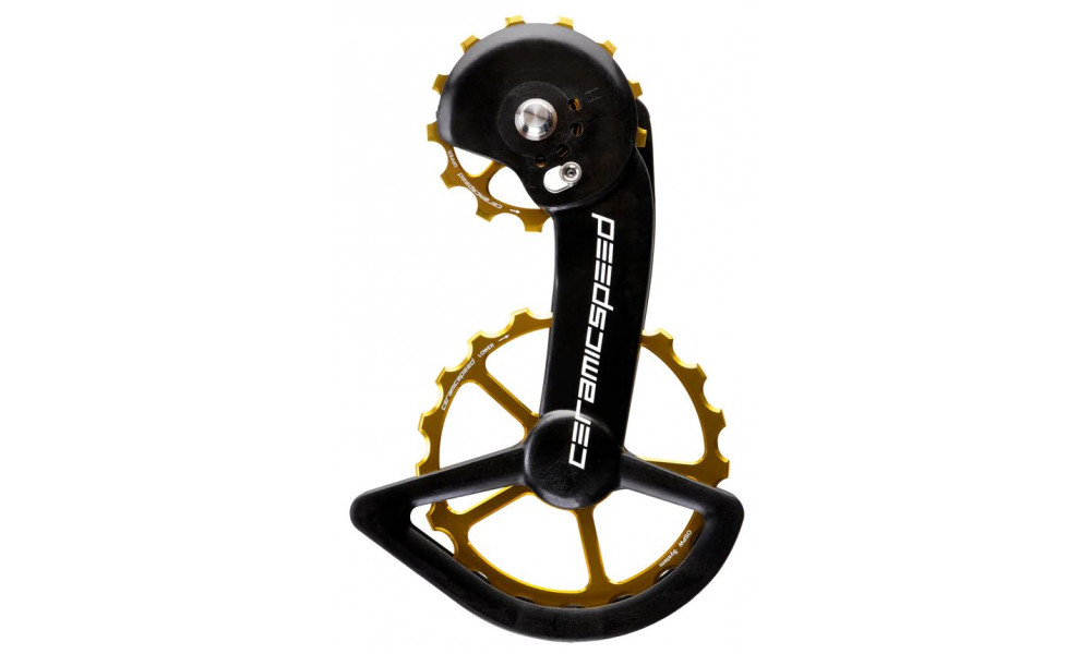 Litrid CeramicSpeed Oversized X for Shimano GRX810/815/Ultegra RX800/805 Alloy 607 stainless steel gold (110198) 