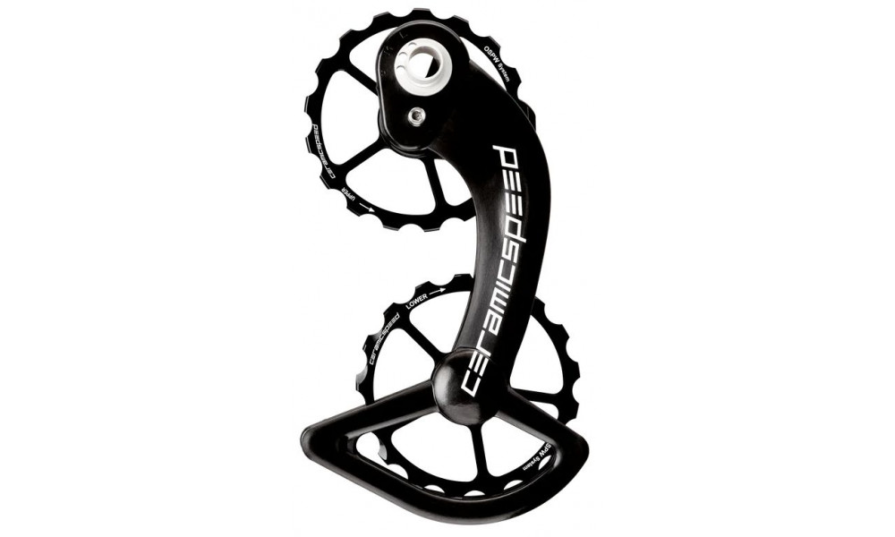 Litrid CeramicSpeed Oversized for Shimano 10+11s DA/Ultegra 9000/6800 + prior Coated Alloy 607 black (101638) 