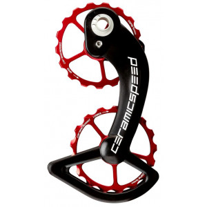 Litrid CeramicSpeed Oversized for Shimano 10+11s DA/Ultegra 9000/6800 + prior Coated Alloy 607 red (101643)