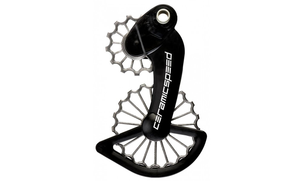 Litrid CeramicSpeed Oversized 3D Printed Hollow Titanium for Campagnolo 11s Mechanical/EPS 07 Coated (104066) 