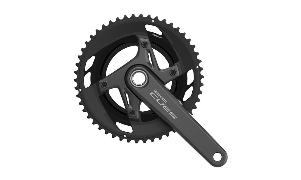 Vändad Shimano CUES FC-U6040-2 175mm 11-speed 