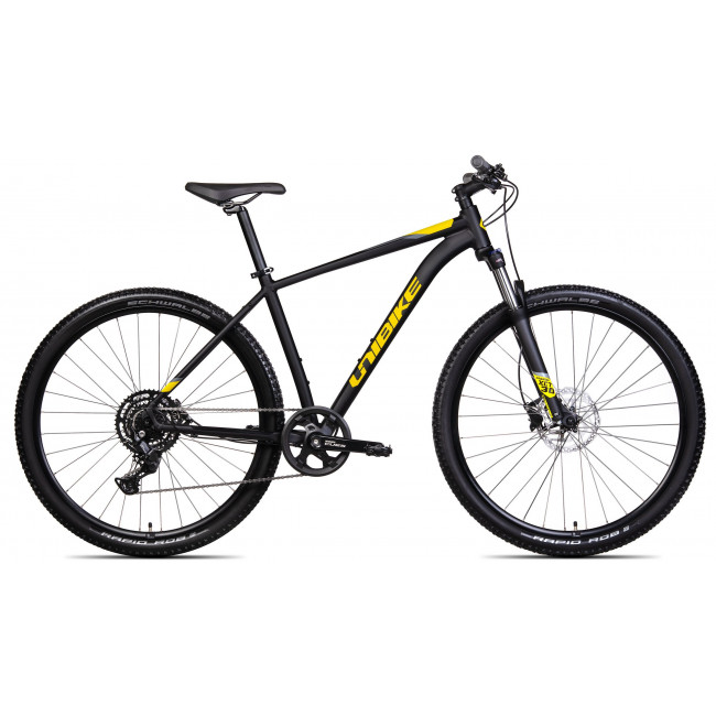 Jalgratas Unibike Shadow 29 2025 black-yellow