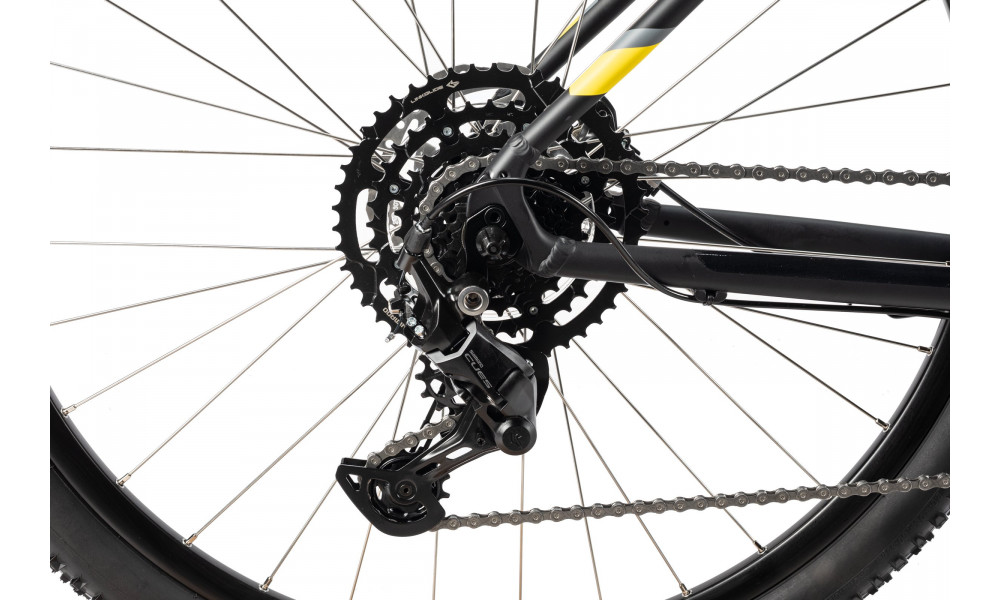 Jalgratas Unibike Shadow 29 2025 black-yellow - 4