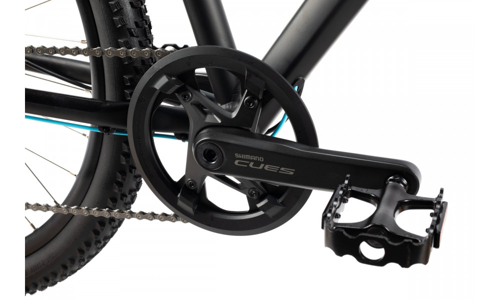 Jalgratas Unibike Fusion LDS 27.5 2025 black-turquoise - 3