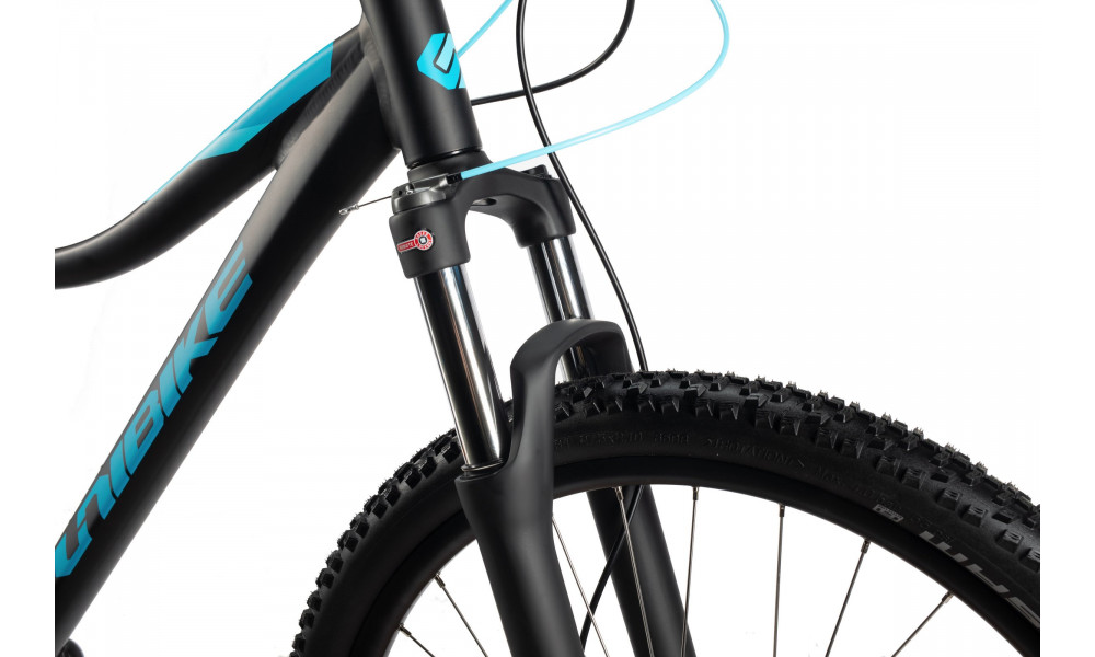 Jalgratas Unibike Fusion LDS 27.5 2025 black-turquoise - 5