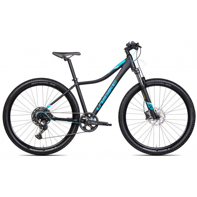 Jalgratas Unibike Fusion LDS 29 2025 black-turquoise