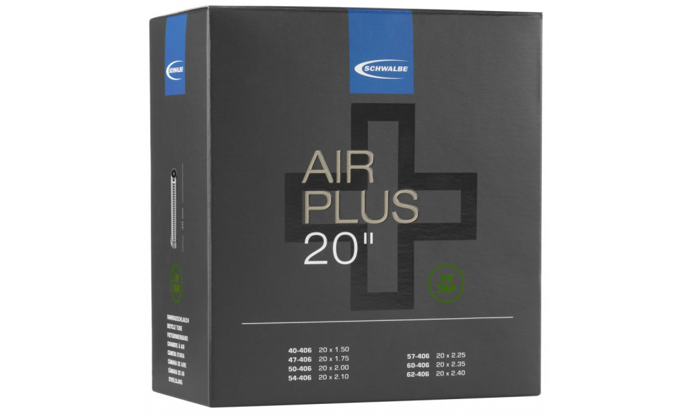 Sisekumm 20" Schwalbe AV7AP Air Plus (40/62-406) 