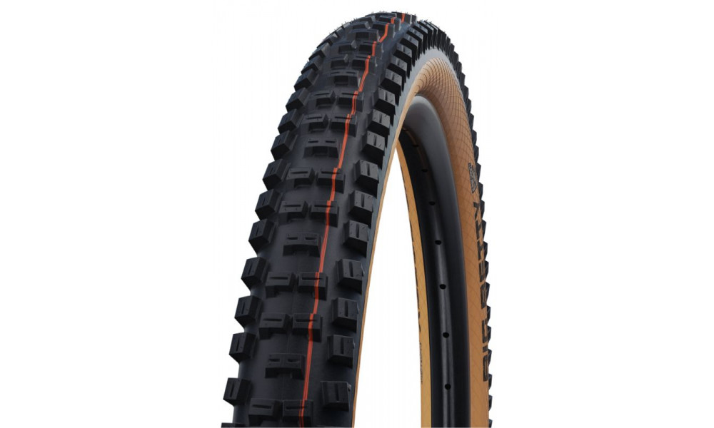 Väliskumm 27.5" Schwalbe Big Betty HS 608 Evo Fold TLE 62-584 / 27.5x2.40 Super Gravity Addix Soft Bronze-Skin - 1