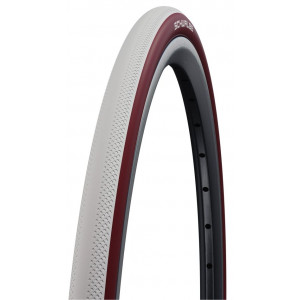 Väliskumm 26" Schwalbe Dunk King HS 612, Evo Fold. 25-540 / 24x1.00 White-Bordo