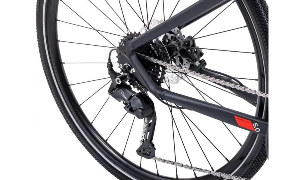 Jalgratas Romet Orkan 5 CS M 2025 black-red - 2