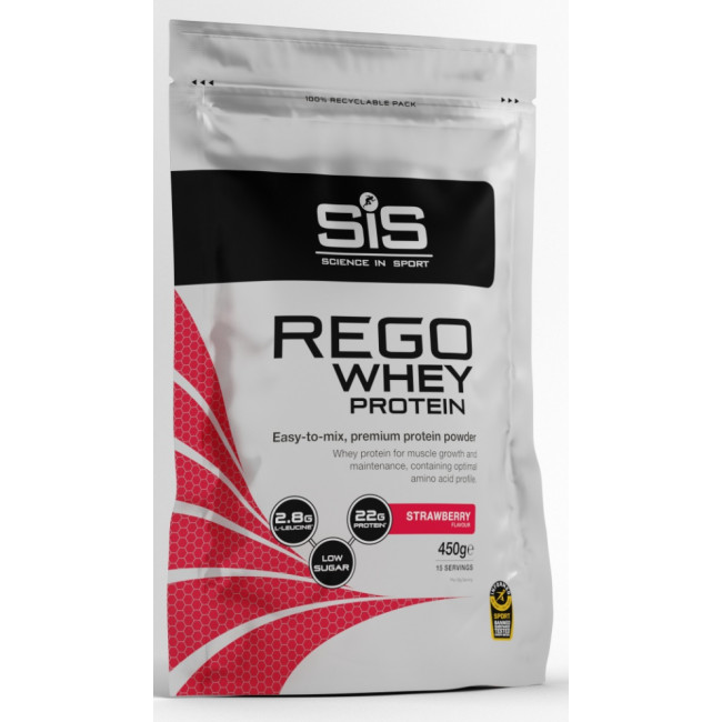 Sporditoidupulber SiS Rego Whey Powder (protein) Strawberry 450g