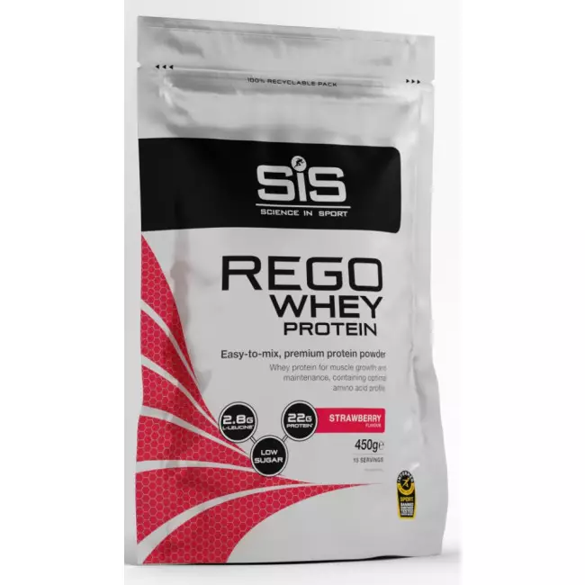 Sporditoidupulber SiS Rego Whey Powder (protein) Strawberry 450g