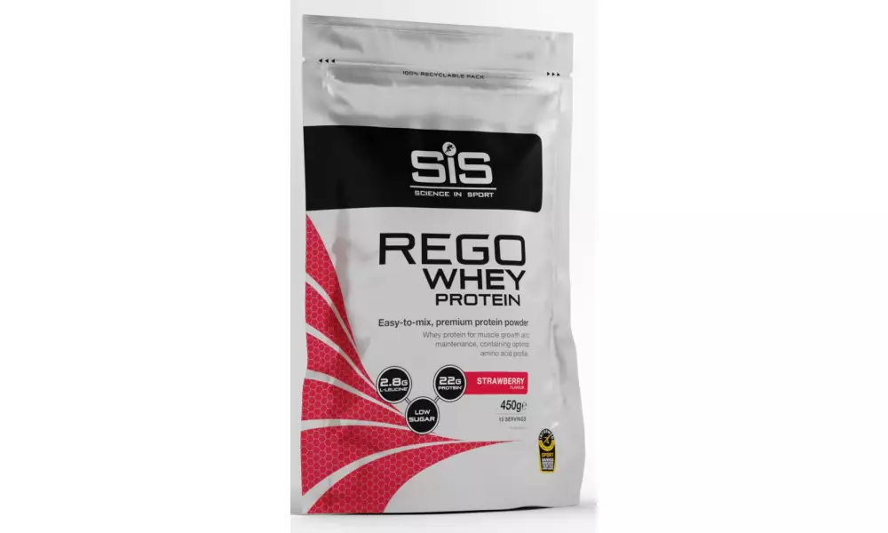 Sporditoidupulber SiS Rego Whey Powder (protein) Strawberry 450g - 1