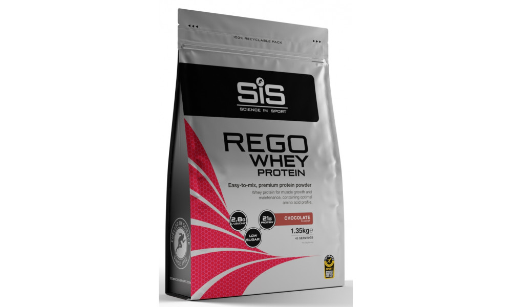 Sporditoidupulber SiS Rego Whey Powder (protein) Chocolate 1.35kg - 1