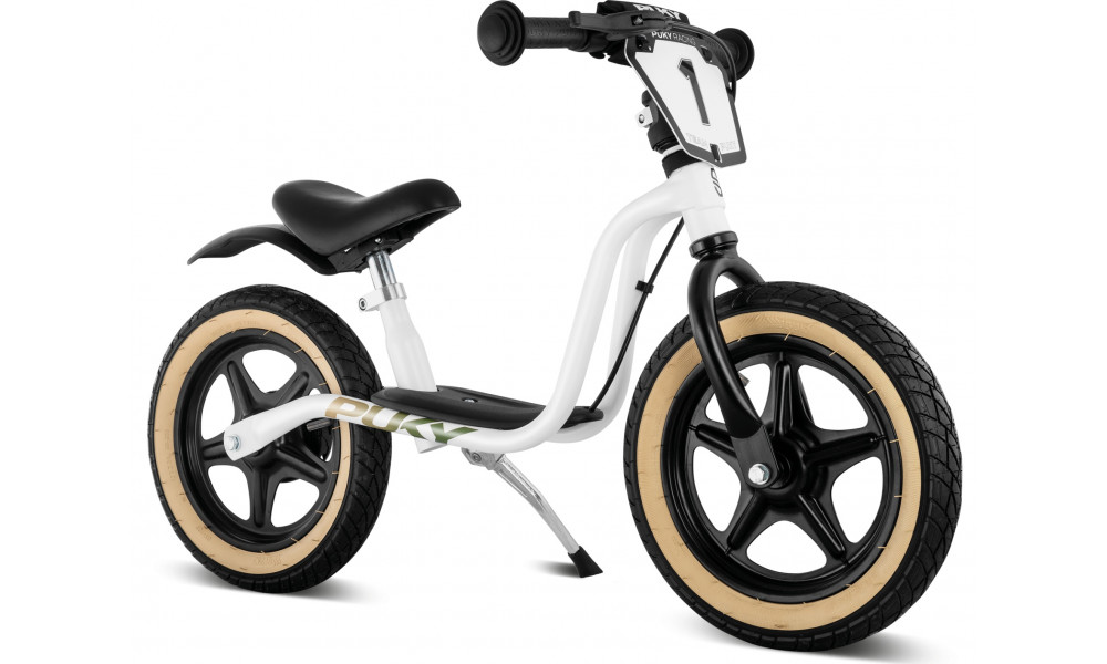 Jooksuratas PUKY LR 1 L Supermoto powder white/black - 3