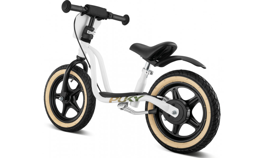 Jooksuratas PUKY LR 1 L Supermoto powder white/black - 4