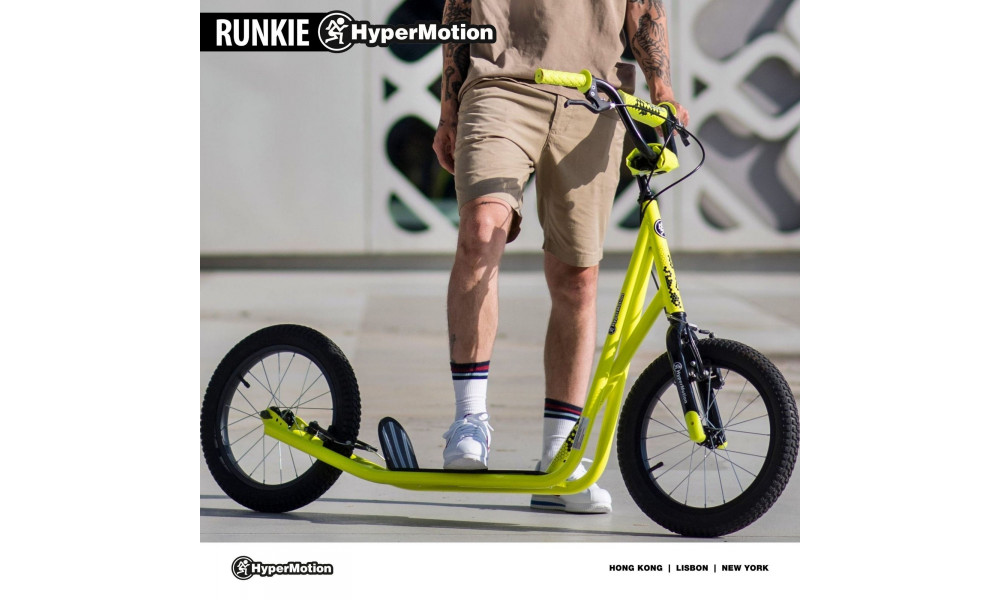 Tõukeratas HyperMotion Runkie 16" yellow - 9