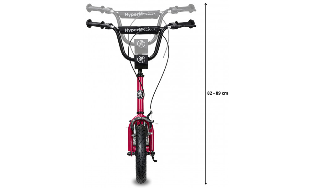 Tõukeratas HyperMotion Ruby 12" red - 6