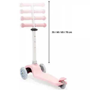 Tõukeratas HyperMotion Tringo LED pink