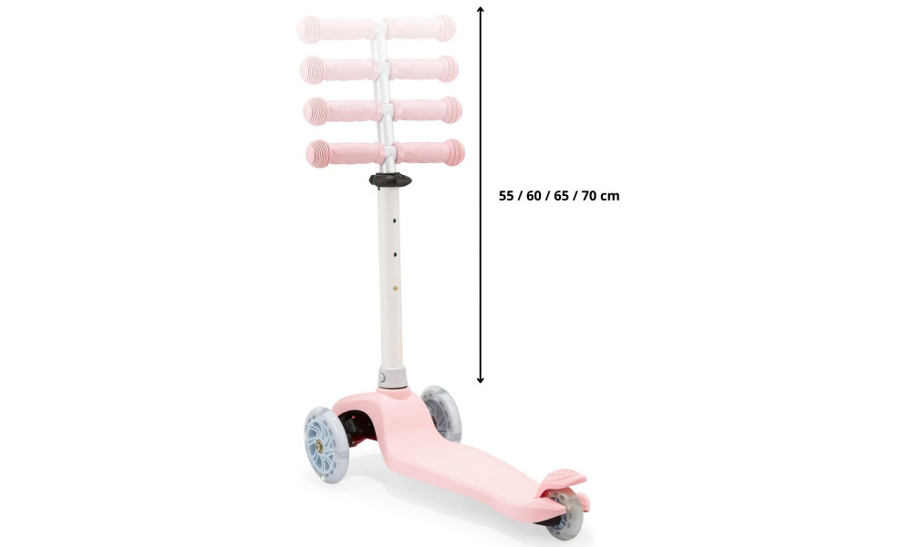 Tõukeratas HyperMotion Tringo LED pink - 2