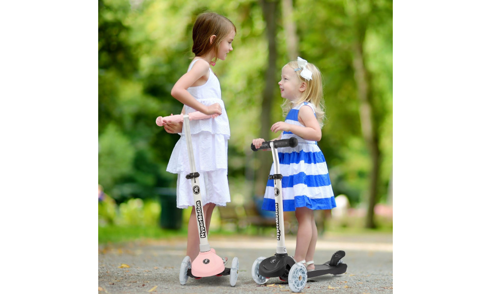 Tõukeratas HyperMotion Tringo LED pink - 10