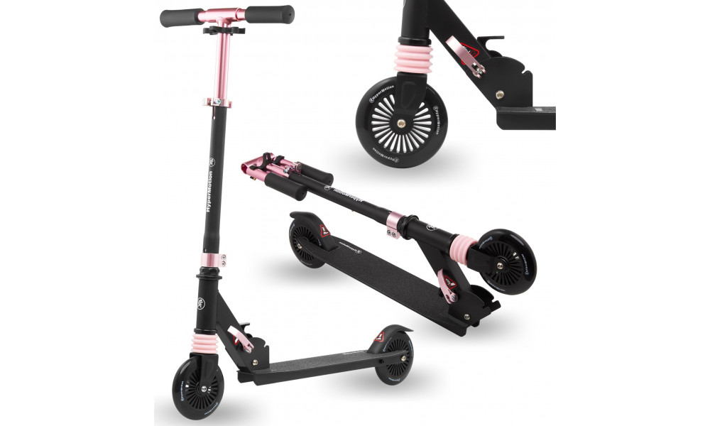 Tõukeratas HyperMotion Wally black-pink - 4