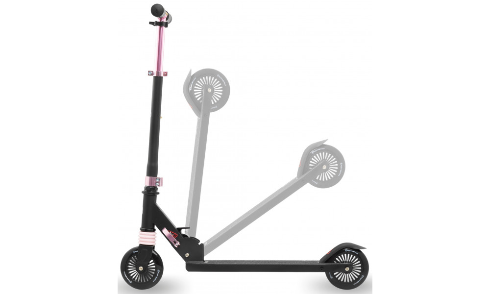 Tõukeratas HyperMotion Wally black-pink - 10