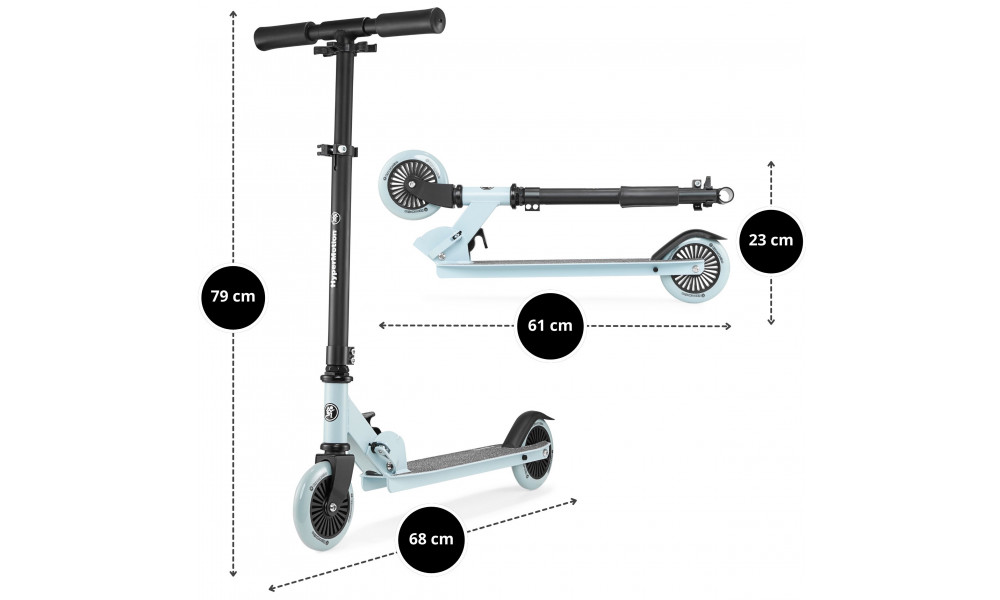 Tõukeratas HyperMotion Willy light blue - 8