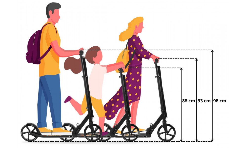 Tõukeratas HyperMotion Vibe black - 4