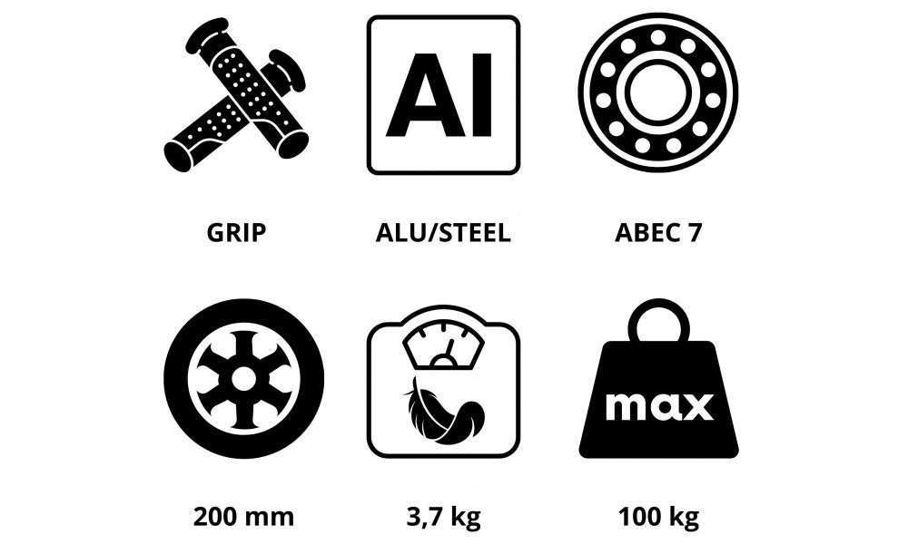 Tõukeratas HyperMotion Vibe black - 10