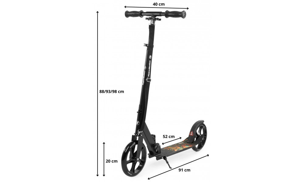Tõukeratas HyperMotion Vibe black - 12