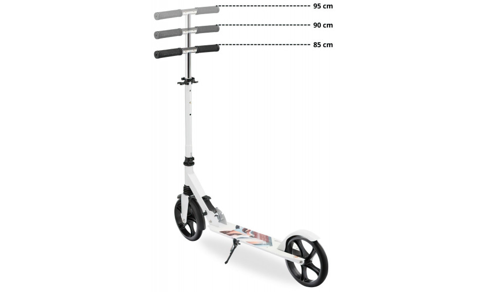 Tõukeratas HyperMotion City Swift 12 white - 5