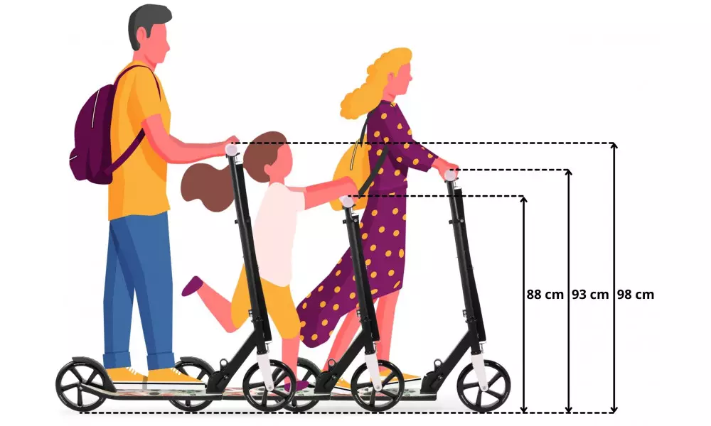 Tõukeratas HyperMotion Vibe black-pink - 2