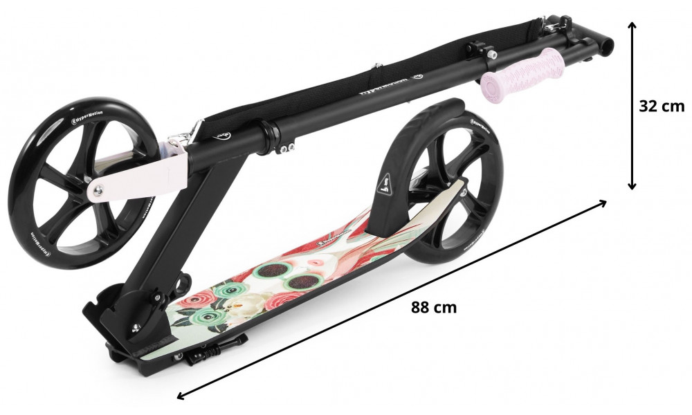 Tõukeratas HyperMotion Vibe black-pink - 8