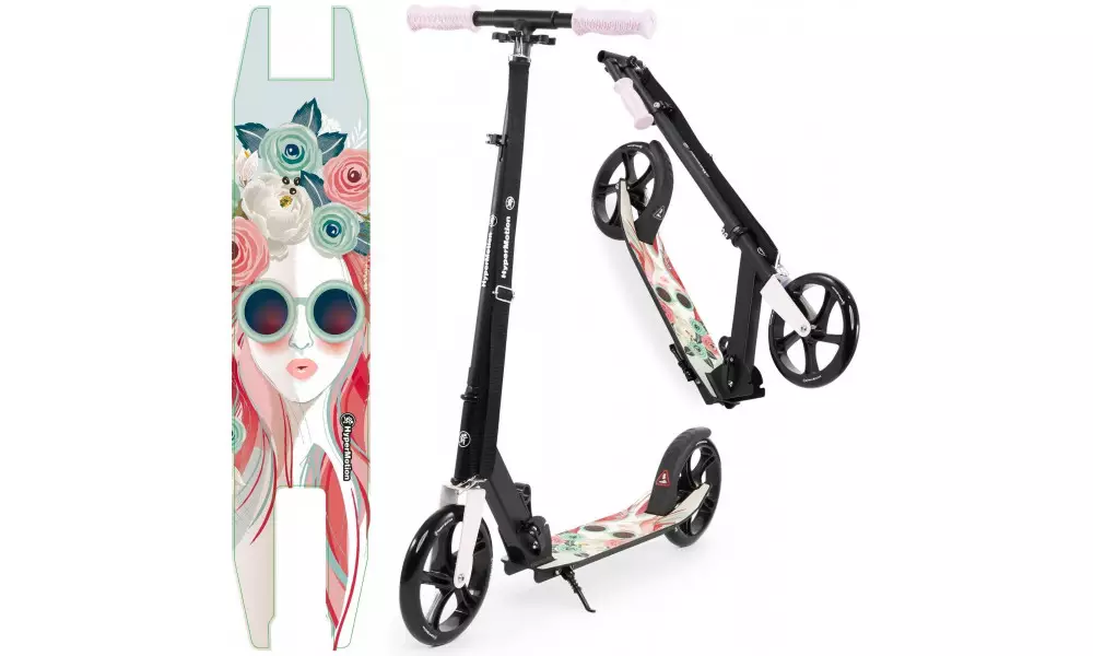 Tõukeratas HyperMotion Vibe black-pink - 9