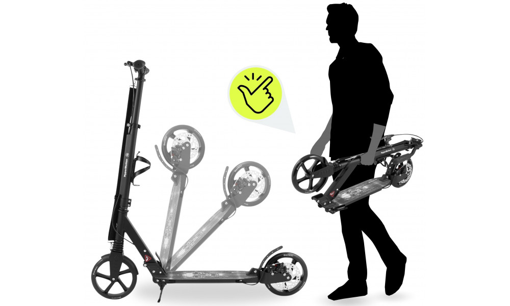 Tõukeratas HyperMotion Skyline black - 4