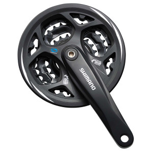 Vändad Shimano ALTUS FC-M311-42T 175MM 7/8-speed black Vändad Shimano ALTUS FC-M311-42T 175MM 7/8-speed black
