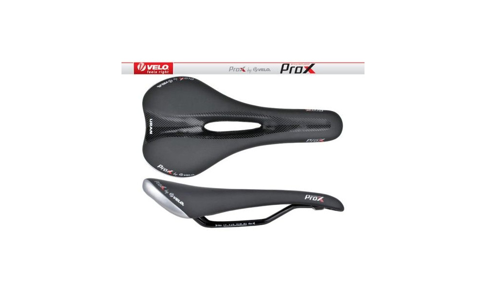 Sadul Velo ProX VL-3422 D1 Zone Full Cut Uran black - 2