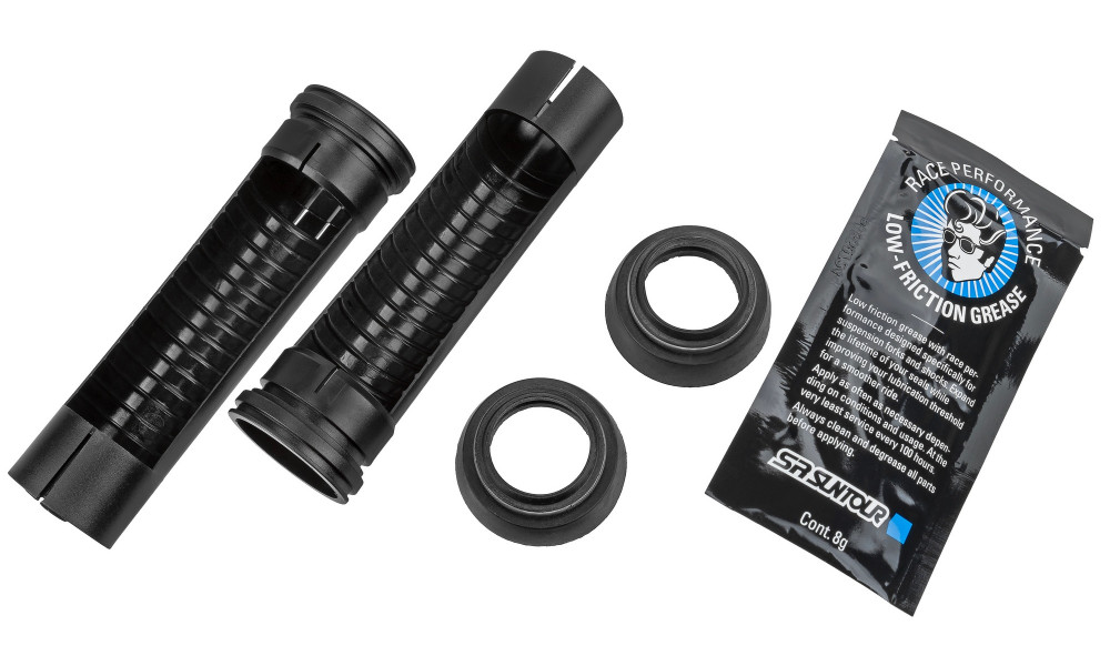 Mudatihendid ja juhtseadme plastmassist sisestuskomplekt SR Suntour for 25.4mm stanchion forks (FKA122-94) 