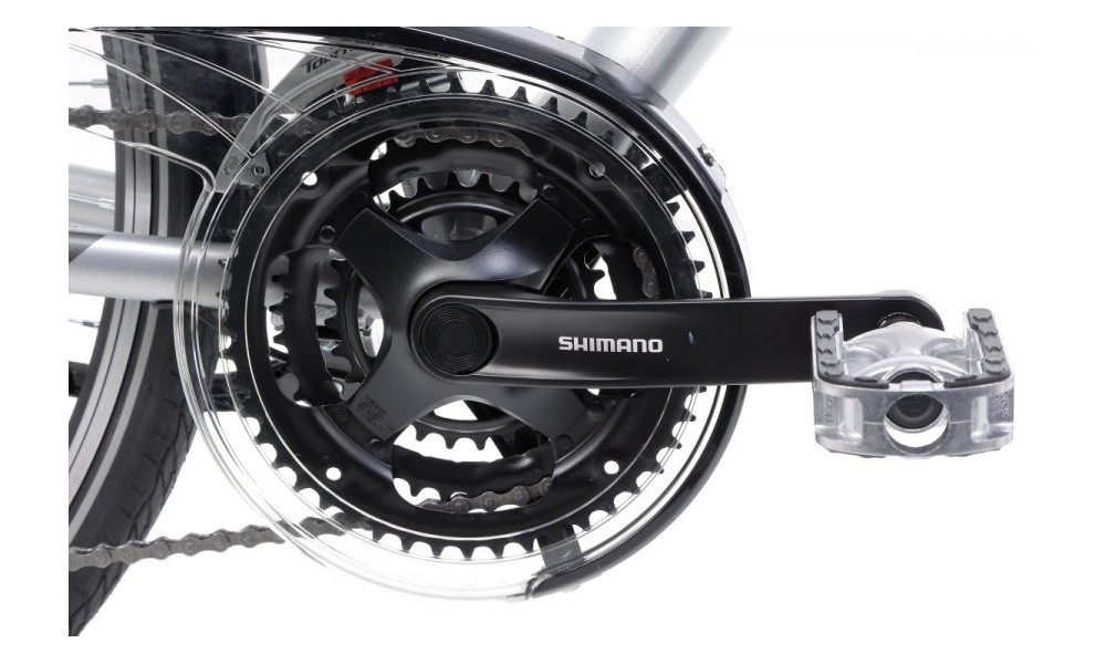 Jalgratas Romet Wagant 5 28" 2022 silver-graphite - 19