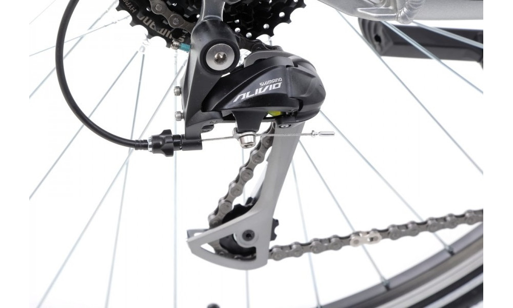 Jalgratas Romet Wagant 5 28" 2022 silver-graphite - 32