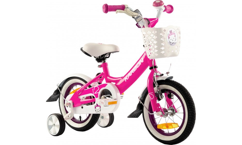 Jalgratas Karbon Tiara 12 pink - 1