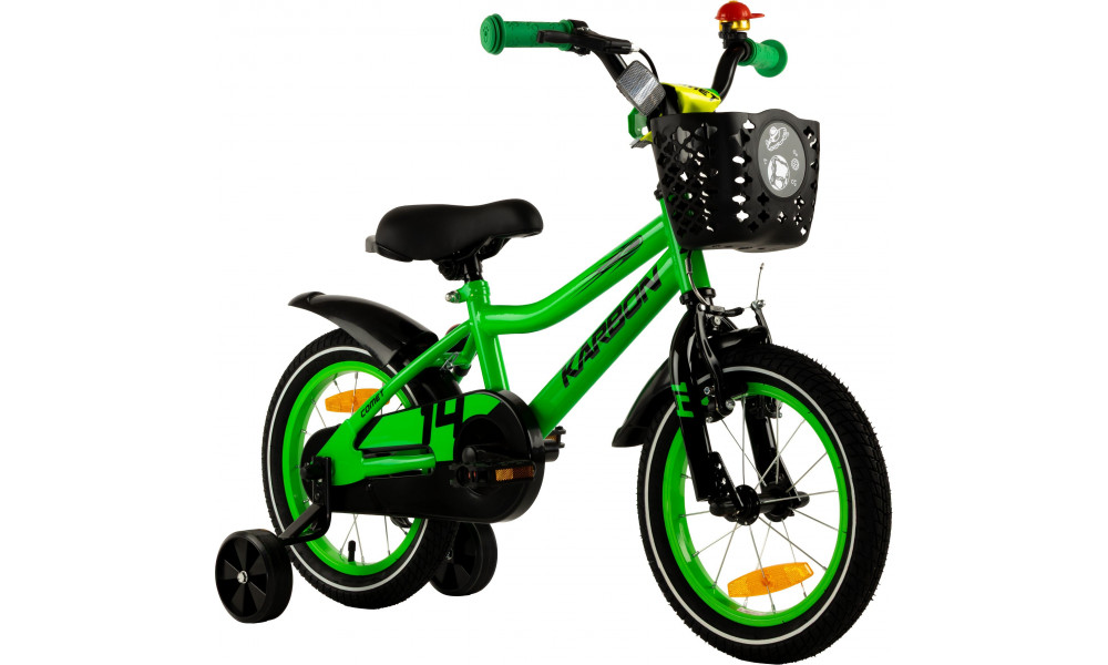 Jalgratas Karbon Comet 14 green neon - 1