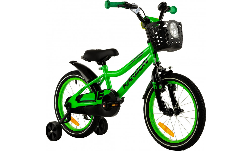 Jalgratas Karbon Comet 16 green neon - 1